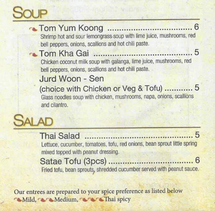 Thai Chili House - Hillsborough, NJ menu_pic