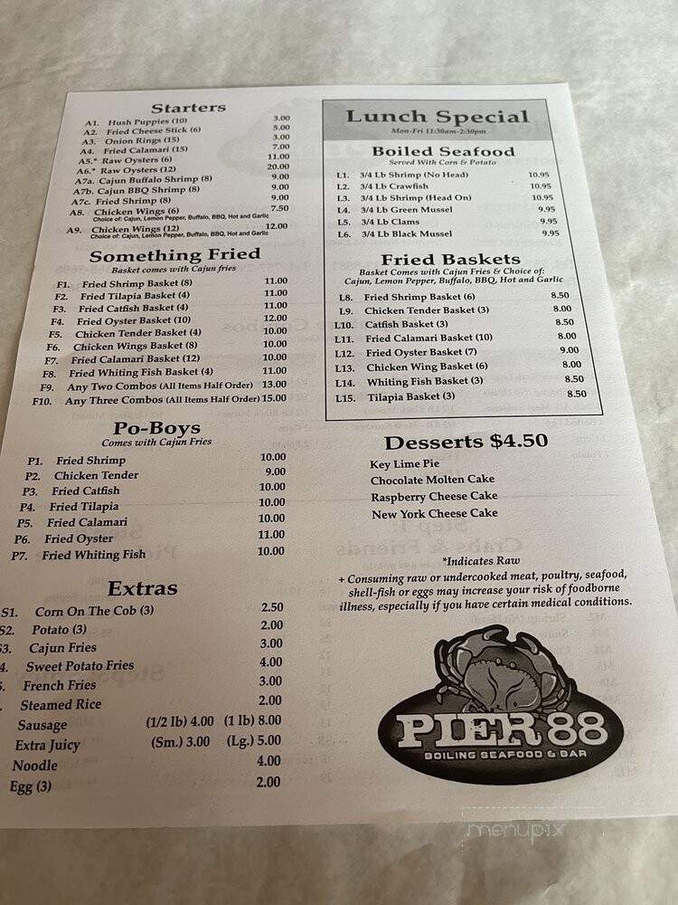 Pier 88 Boiling Seafood & Bar - Henrico, VA