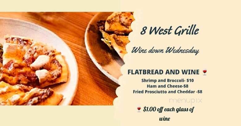 8 West Grille - Cleveland, MS menu_pic