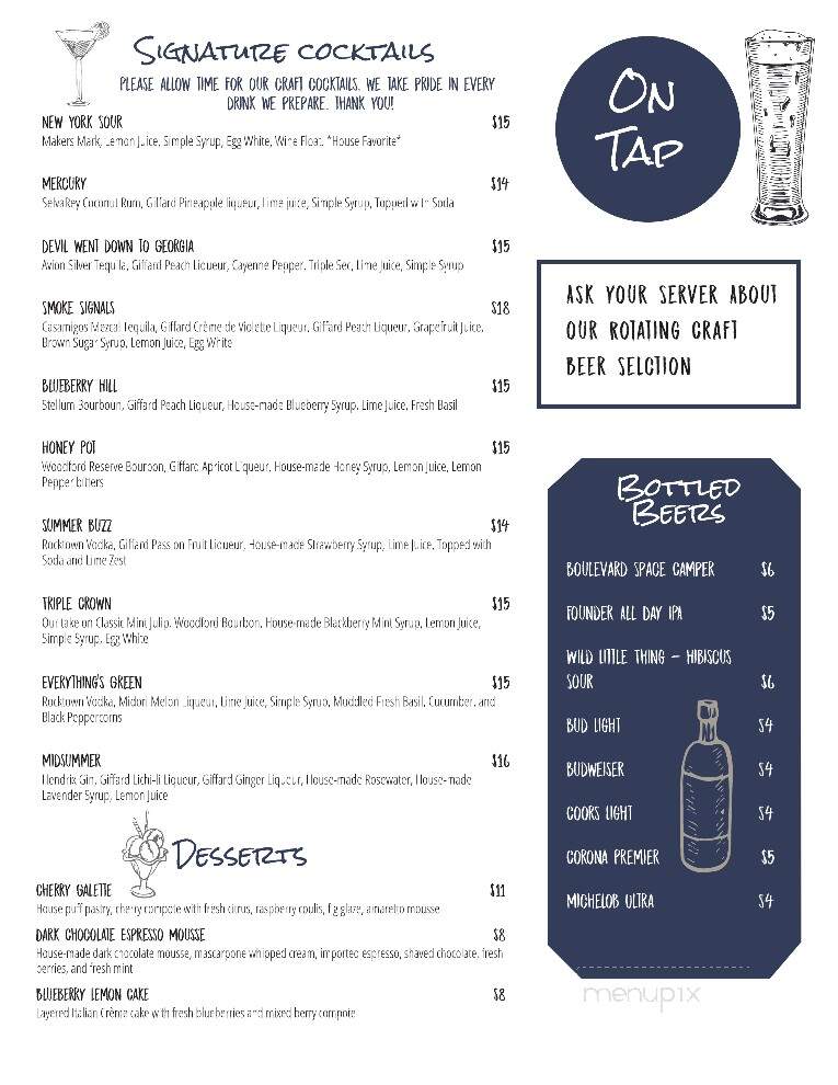Revel - Fort Smith, AR menu_pic
