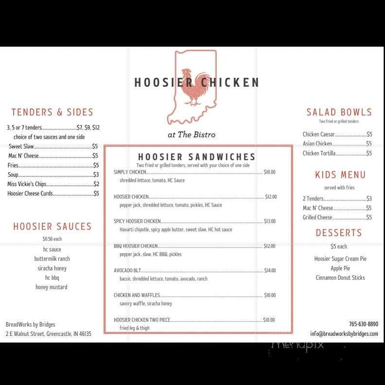 Breadworks By Bridges - Greencastle, IN menu_pic