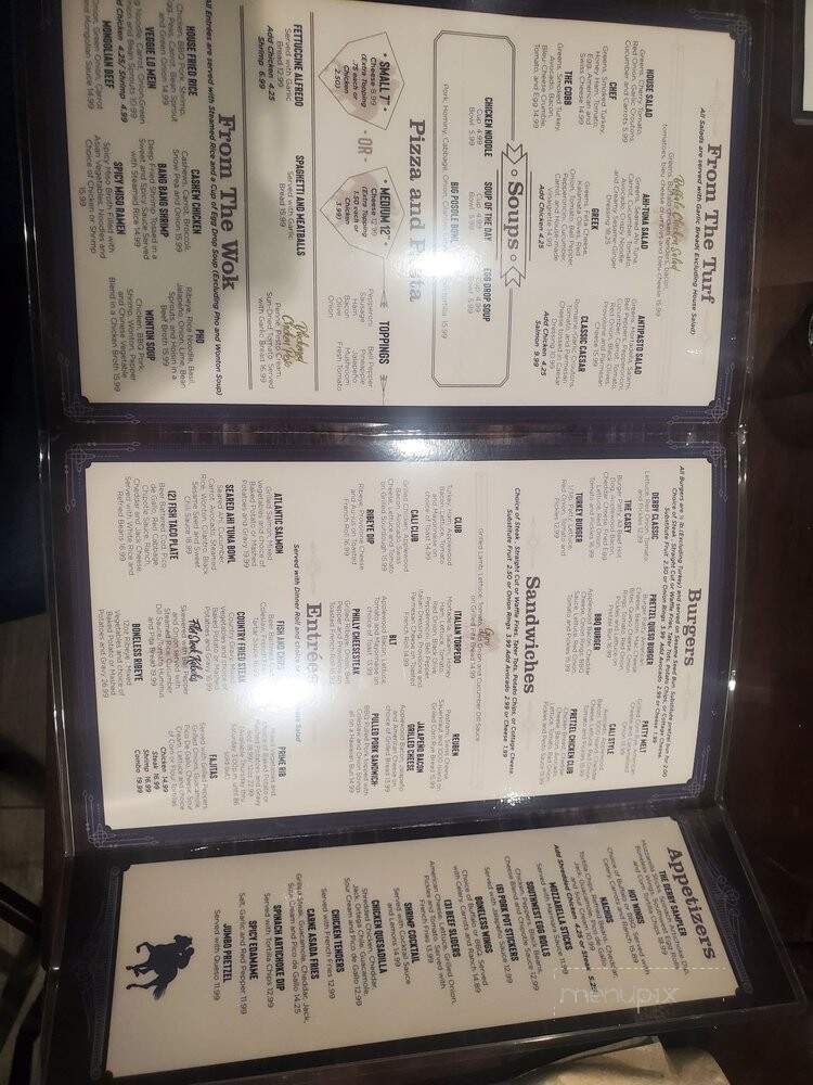 The Derby Room - Pomona, CA menu_pic