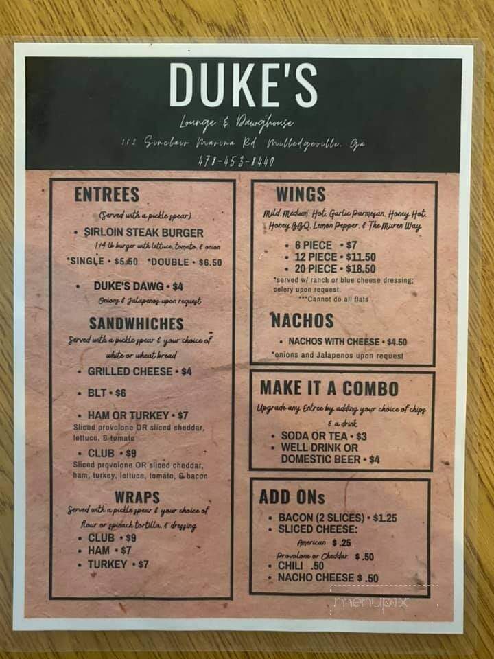 Duke's Lounge & Dog House - Milledgeville, GA
