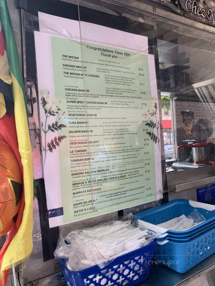 Chez Yasmine - Philadelphia, PA menu_pic