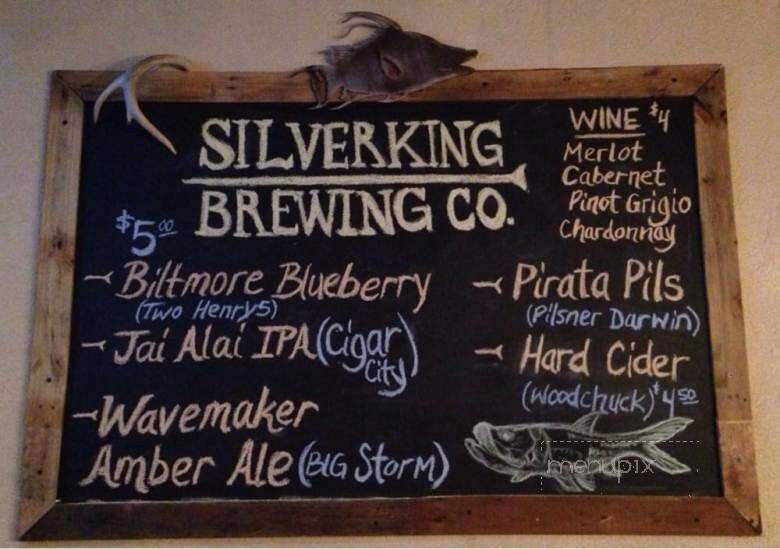 Silverking Brewing Company - Tarpon Springs, FL menu_pic