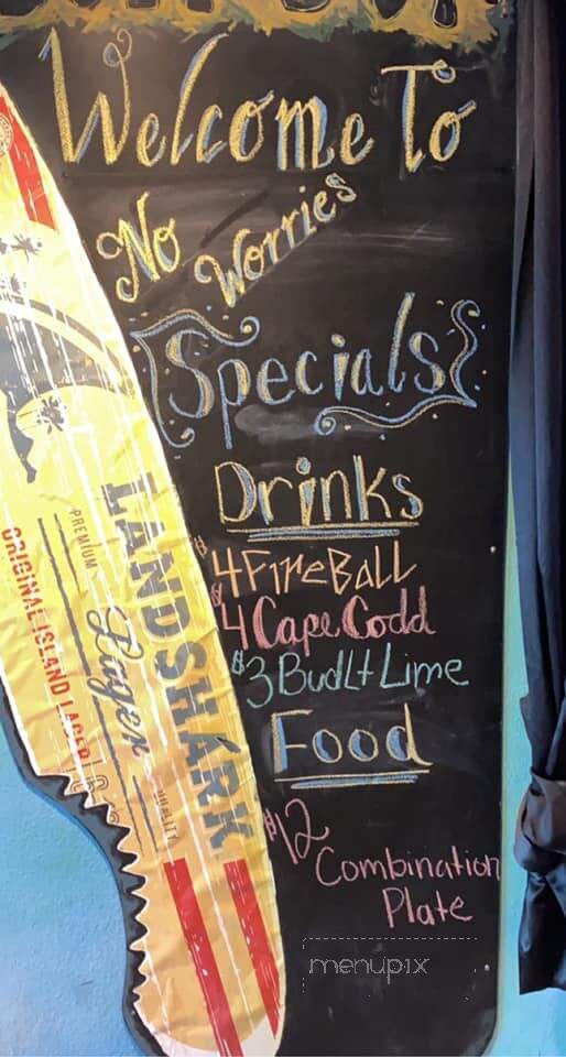 No Worries Sports Bar & Grill - Farmington, NM menu_pic