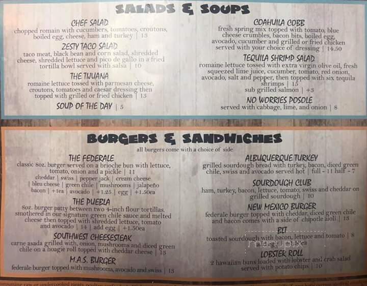 No Worries Sports Bar & Grill - Farmington, NM menu_pic