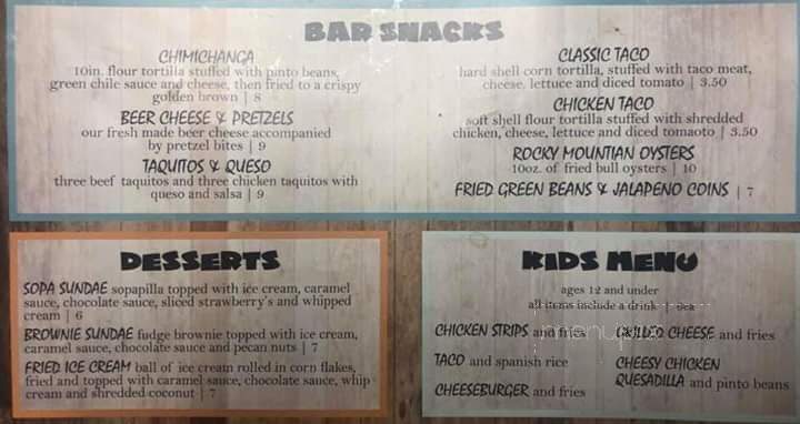 No Worries Sports Bar & Grill - Farmington, NM menu_pic