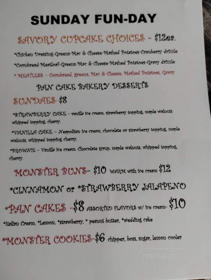 Cafe LeMont - Chattanooga, TN menu_pic