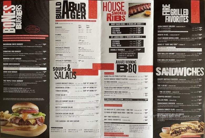Smokey Bones - Avon, IN menu_pic