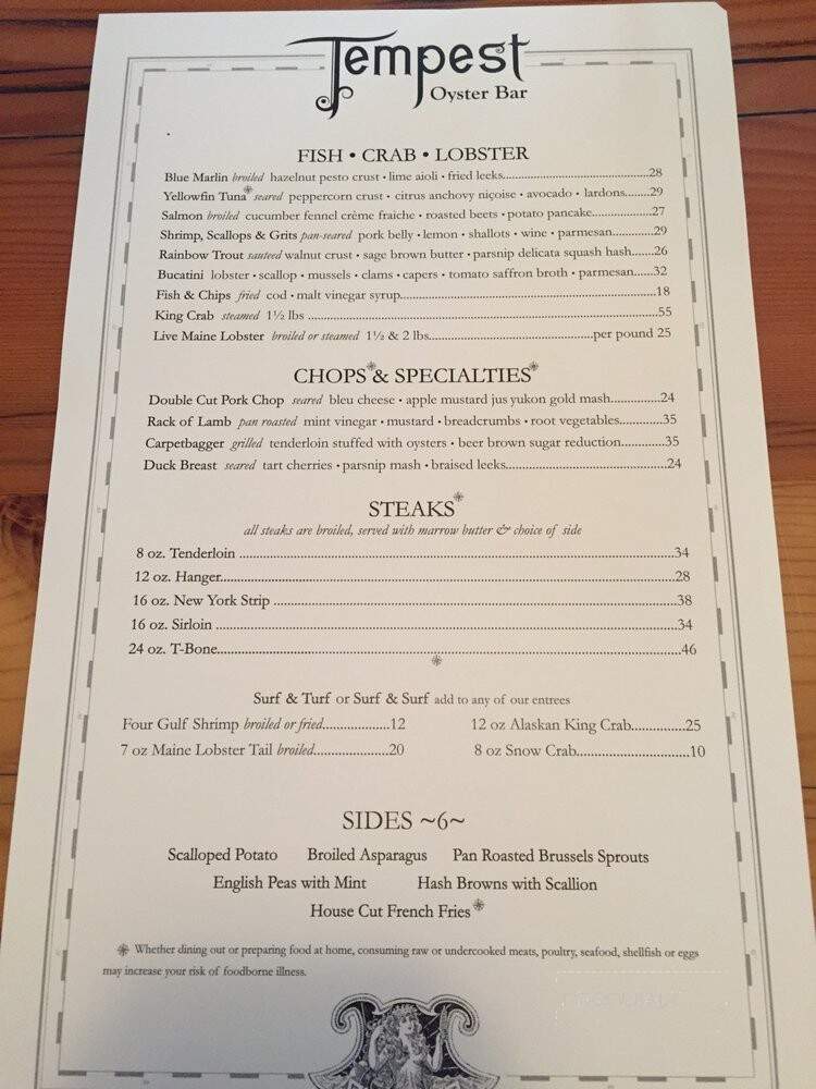 Tempest Oyster Bar - Madison, WI