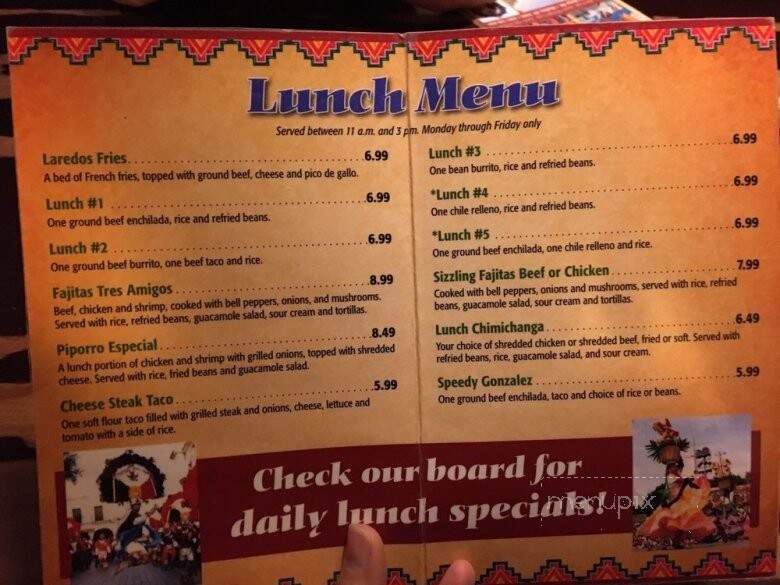 Mariachi de Oro Mexican Grill - Medina, NY menu_pic