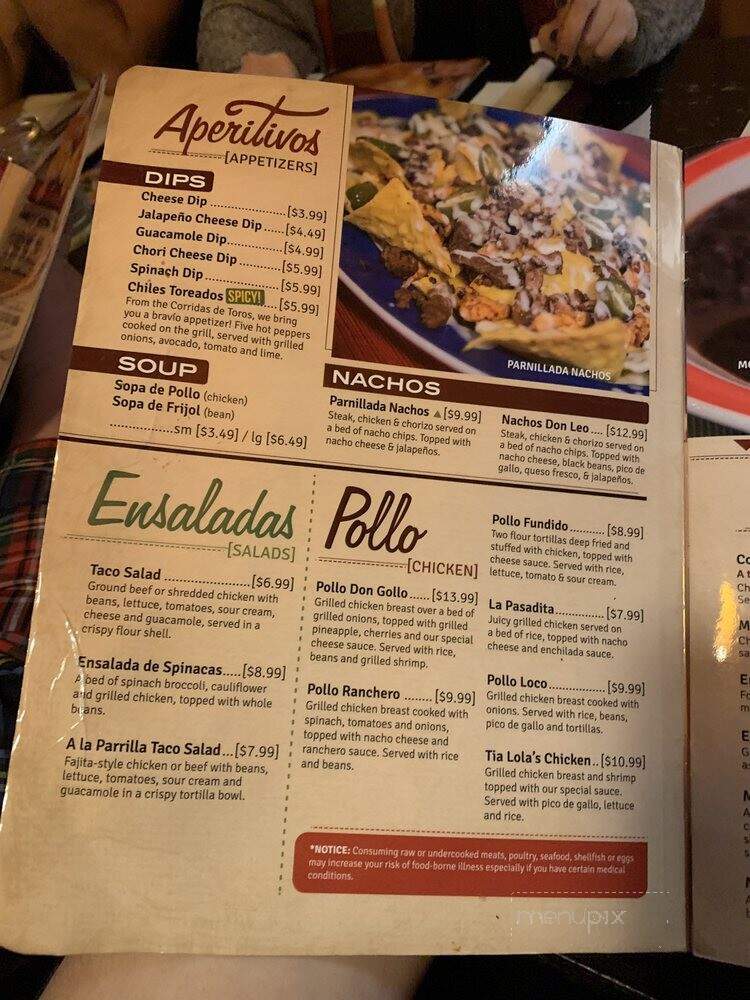 Mariachi de Oro Mexican Grill - Medina, NY menu_pic