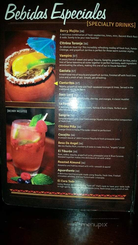 Mariachi de Oro Mexican Grill - Medina, NY menu_pic