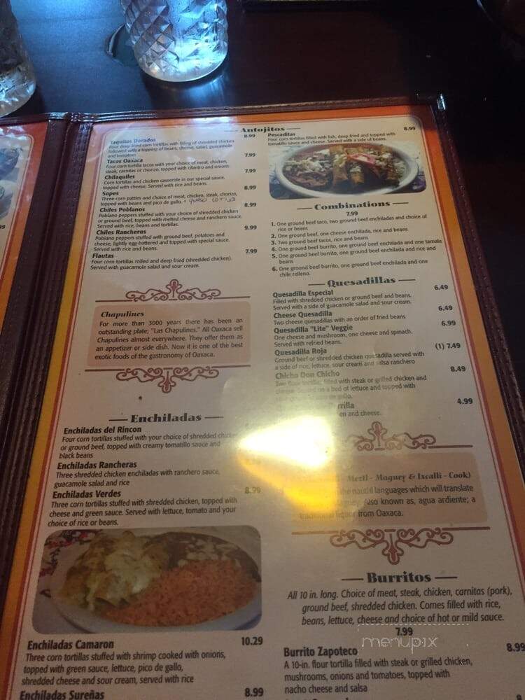 Mariachi de Oro Mexican Grill - Medina, NY menu_pic