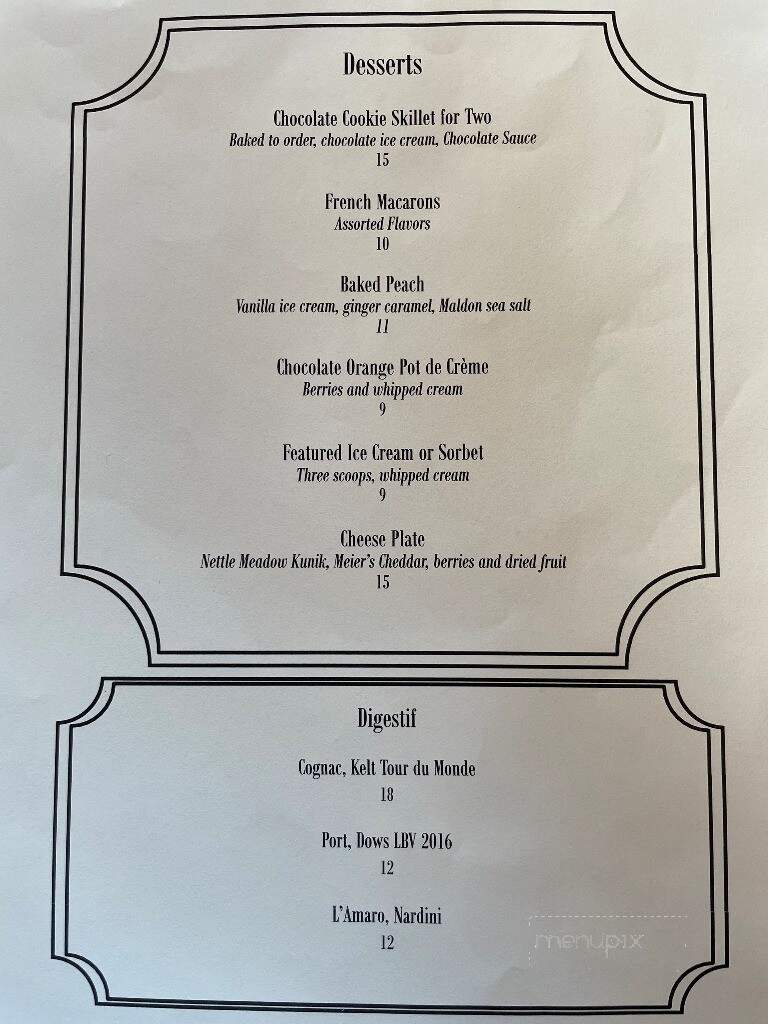 Left Bank Cafe - Saranac Lake, NY menu_pic