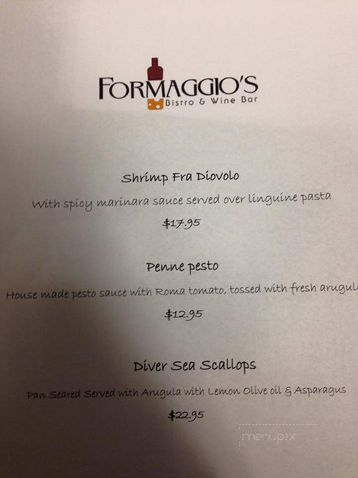 Formaggio's Bistro & Wine Bar - Gainesville, FL