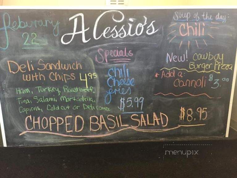 Alessio's Pizza - Westfield, MA menu_pic