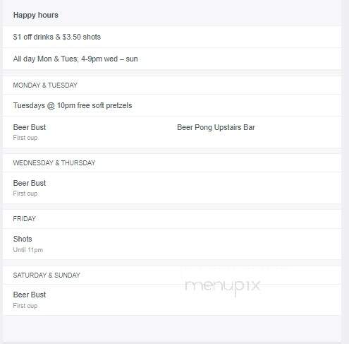The Max - Omaha, NE menu_pic