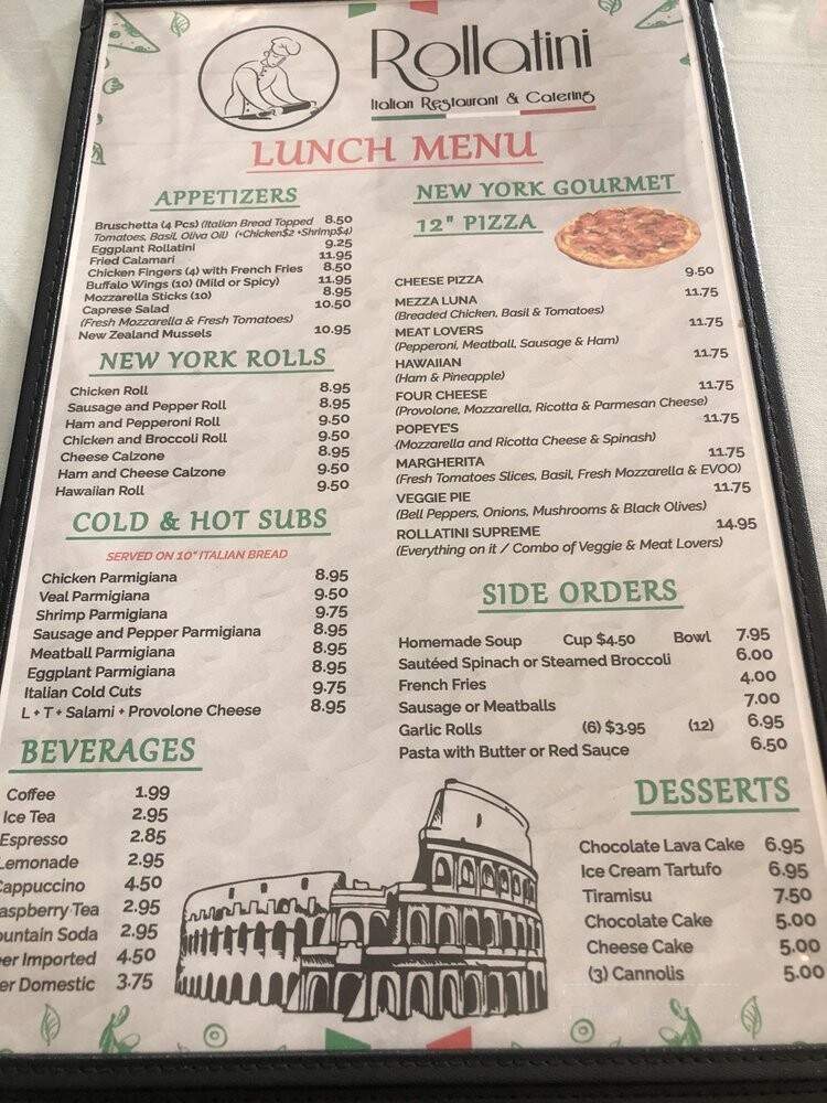 Rollatini Italian Restaurant - Lake Worth, FL menu_pic
