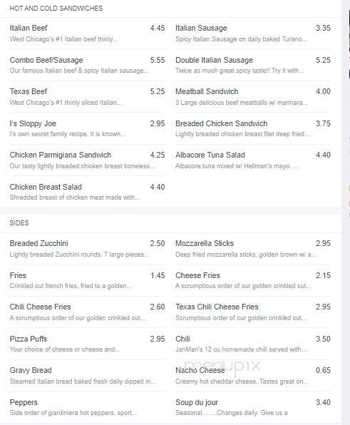 Happy House Hot Dog Stand - West Chicago, IL menu_pic