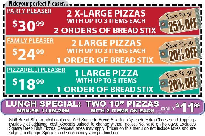 BC Pizza - Harbor Springs, MI menu_pic