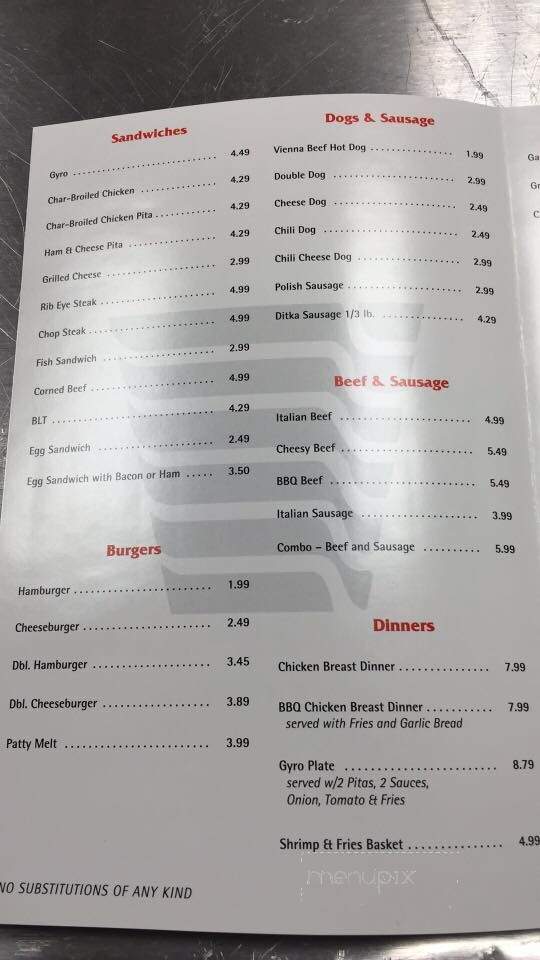 Markellas Gyros - Oak Forest, IL menu_pic