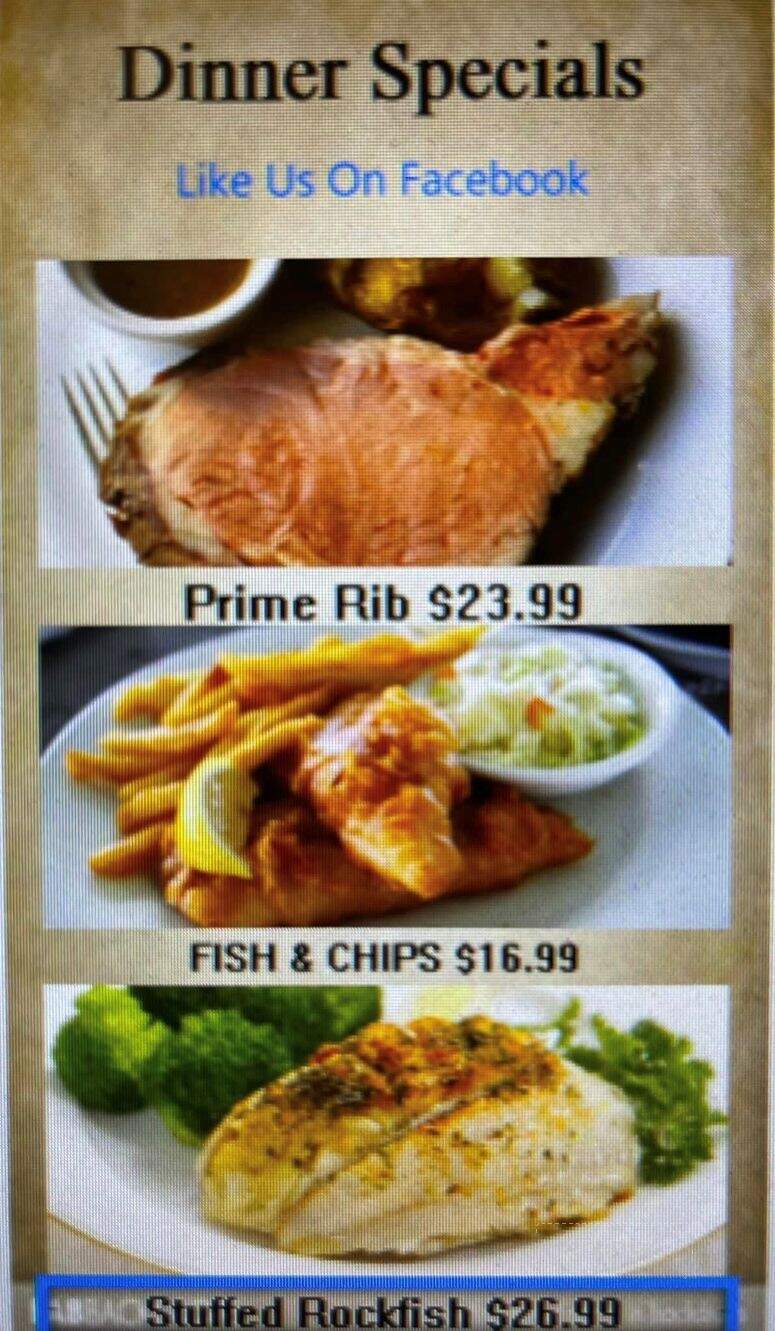 Spargos - Manchester, MD menu_pic