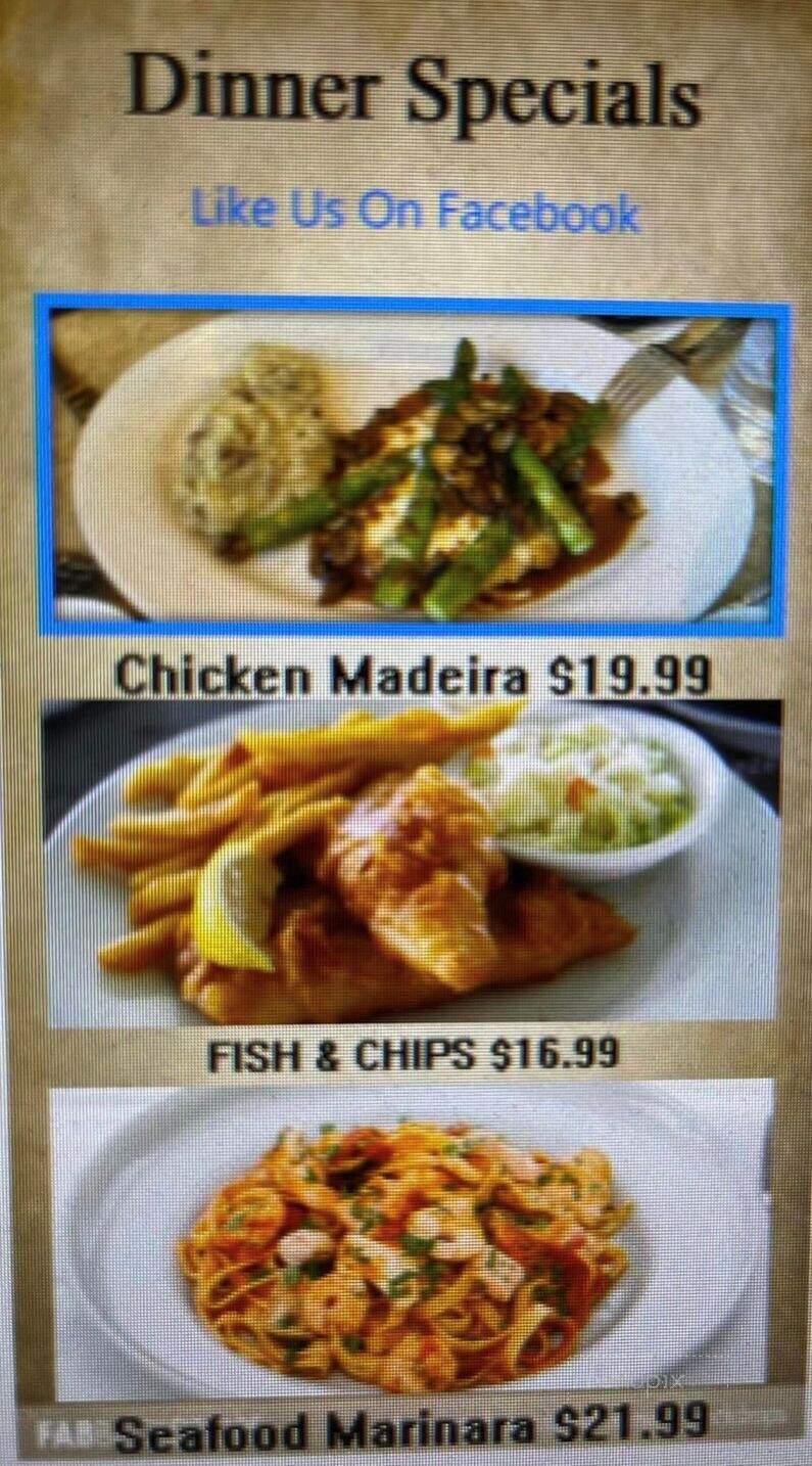 Spargos - Manchester, MD menu_pic