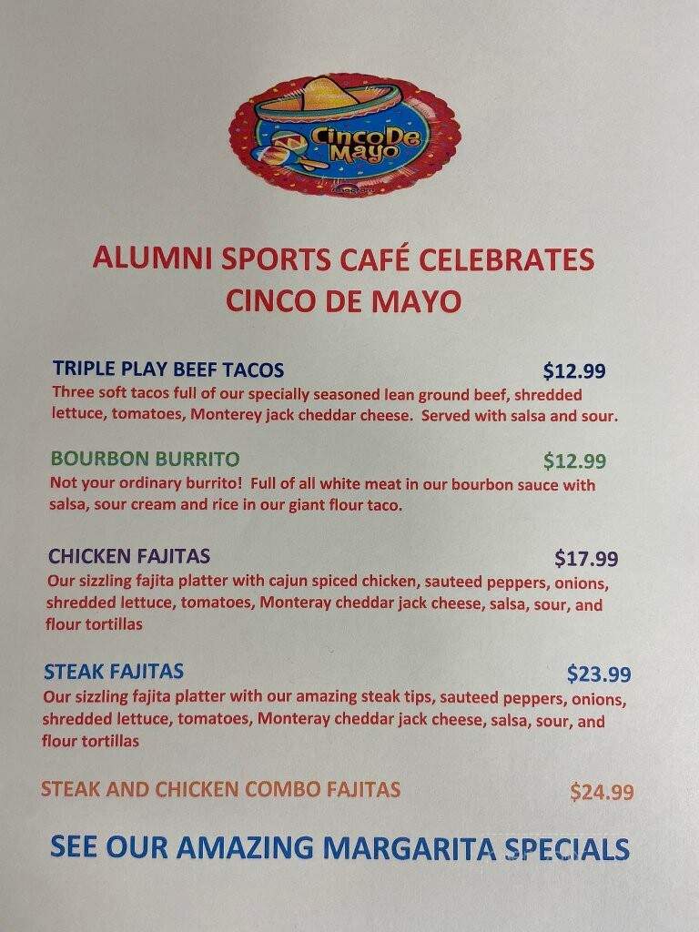 Alumni Sports Cafe - Pembroke, MA