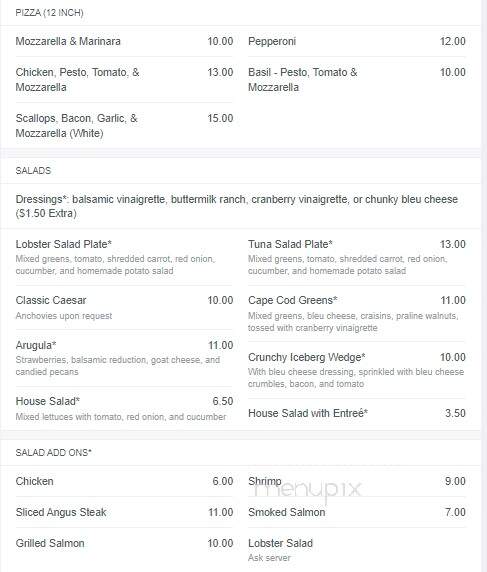 Mattakeese Wharf - Barnstable, MA menu_pic