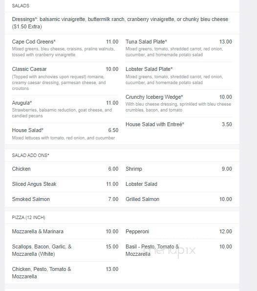 Mattakeese Wharf - Barnstable, MA menu_pic