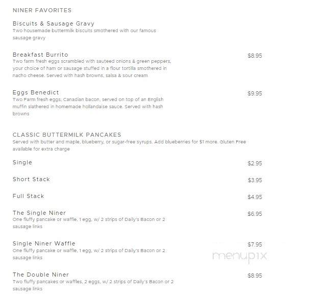 49'er Diner - Livingston, MT menu_pic
