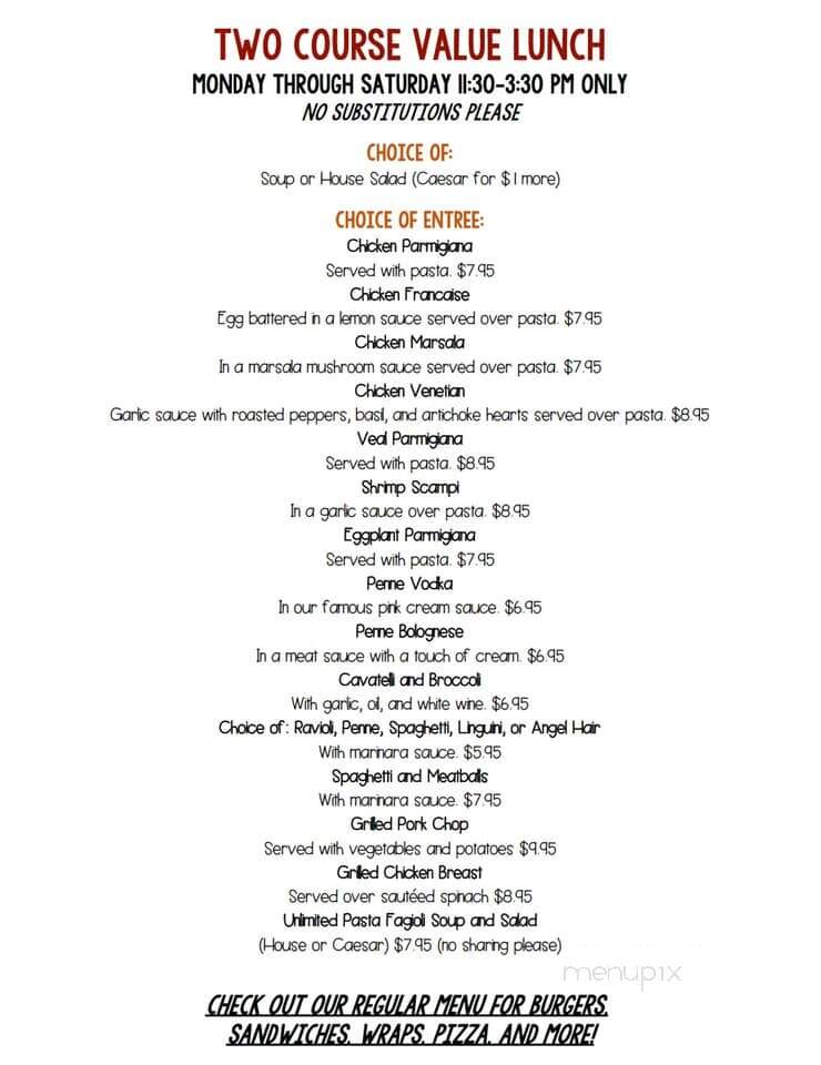 Ron's Landmark - Netcong, NJ menu_pic