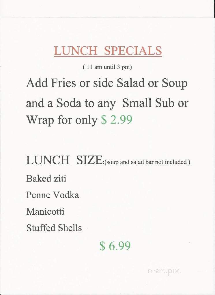 Naples Pizza & Restaurant - Little Egg Harbor, NJ menu_pic