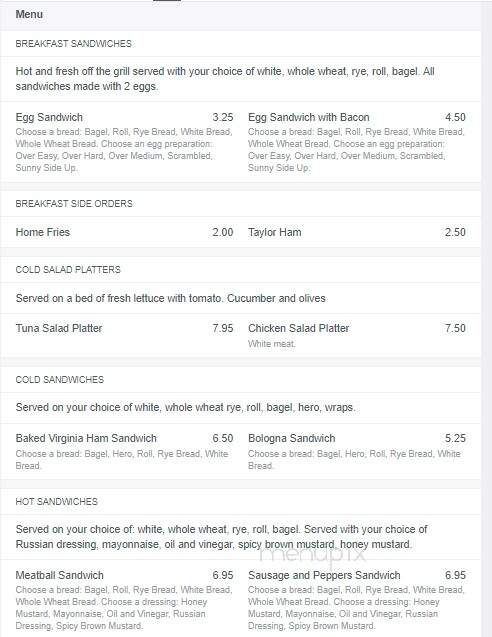 Berry Creek Restaurant - Moonachie, NJ menu_pic