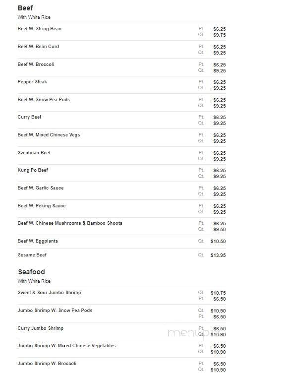 China Inn - Rome, NY menu_pic