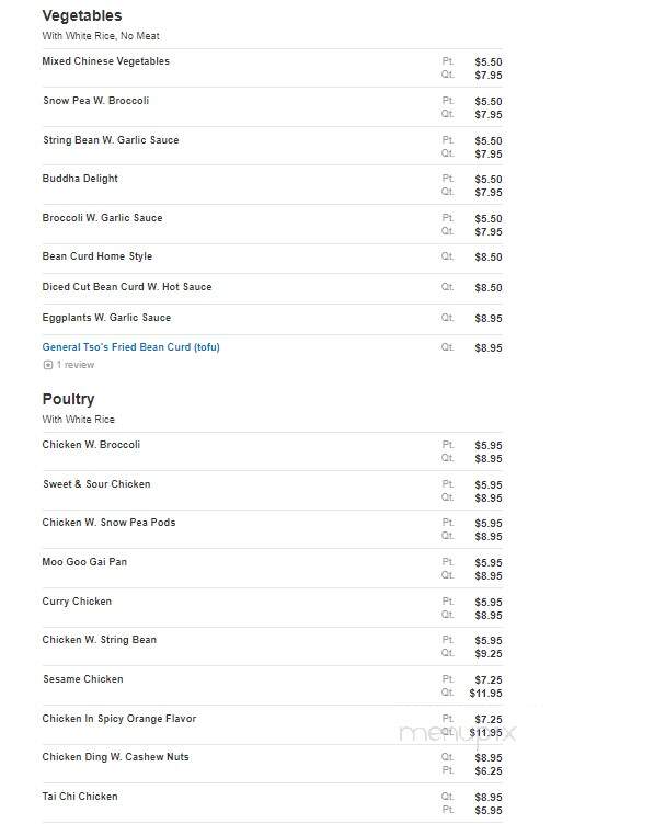China Inn - Rome, NY menu_pic