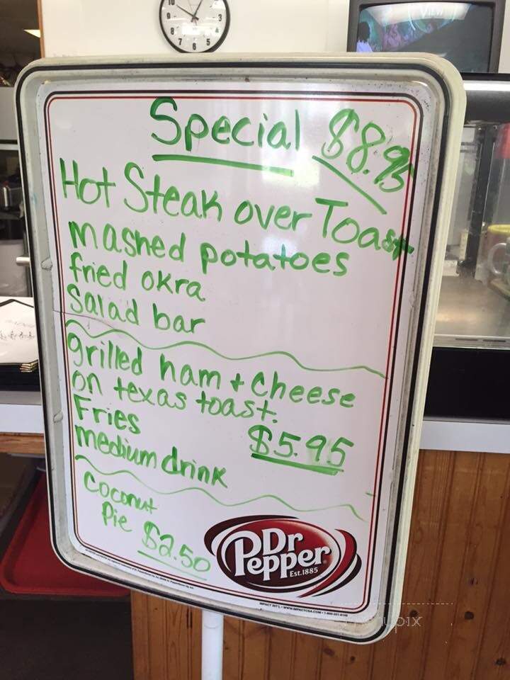 Badger Den - Elmore City, OK menu_pic