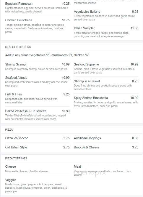 Valerio's Italian Restaurant - Erie, PA
