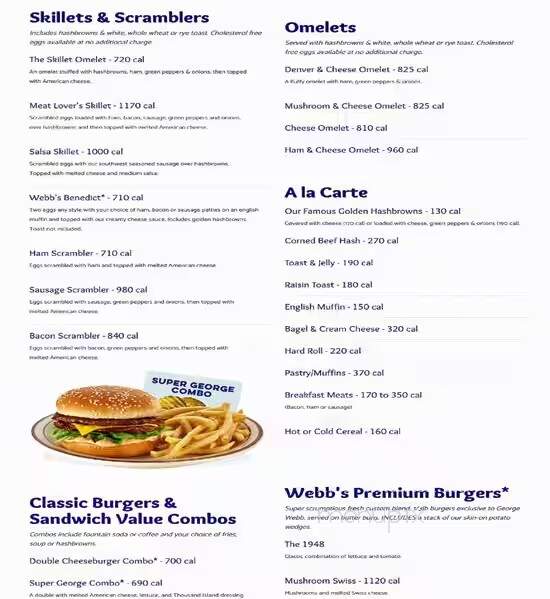 George Webb - Peshtigo, WI menu_pic