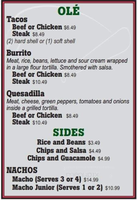Sluggo's Sports Bar & Grill - Brookfield, WI menu_pic