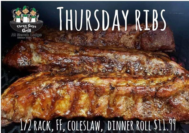 Three Guys & A Grill - Elkhart Lake, WI menu_pic