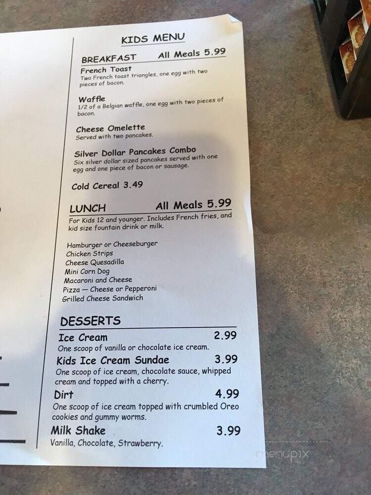 2nd Street Grill - Benicia, CA menu_pic