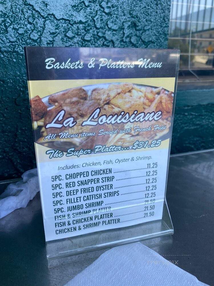 La Louisanne - Los Angeles, CA menu_pic