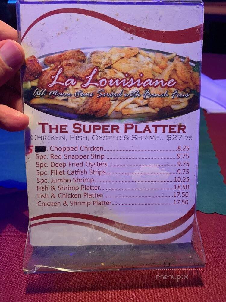 La Louisanne - Los Angeles, CA menu_pic