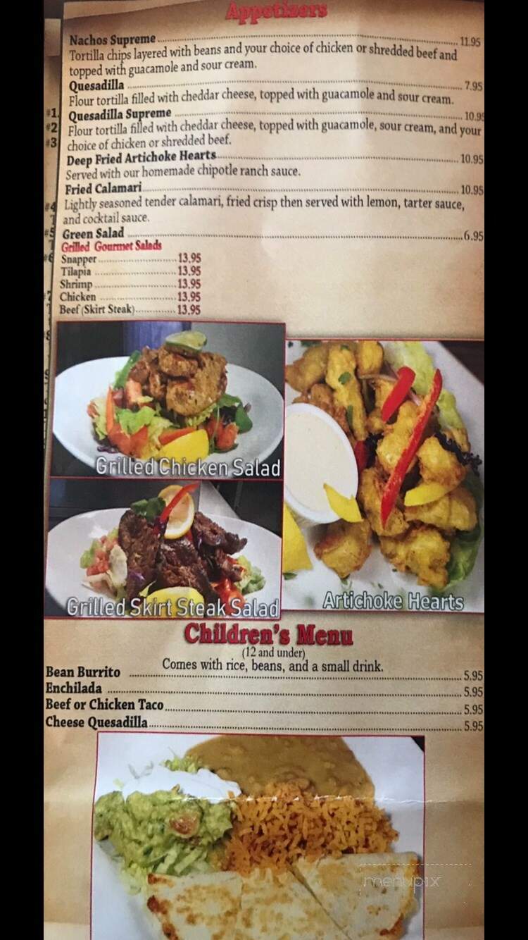 Alfonso's Authentic Mexican - Castroville, CA menu_pic