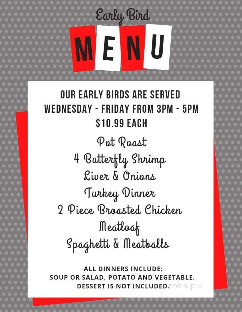 Richmaid Restaurant - Lodi, CA menu_pic