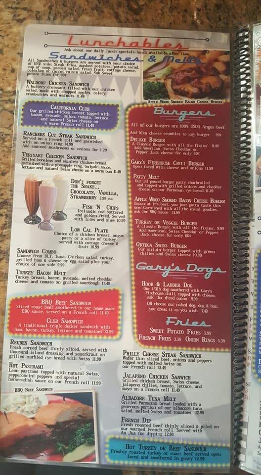 Richmaid Restaurant - Lodi, CA menu_pic