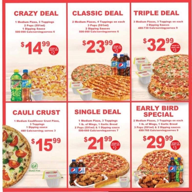 Twice The Deal Pizza - Acton, ON menu_pic